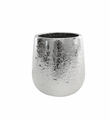 Vaso/Jarra Prateado Ef. Manchado Peq.