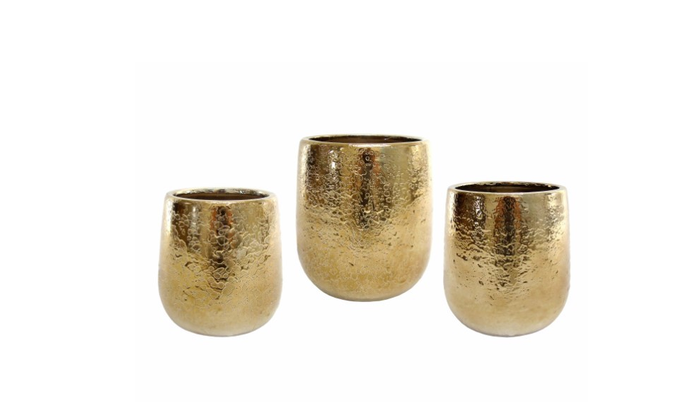 Vaso/Jarra Bronze Ef. Manchado Peq.