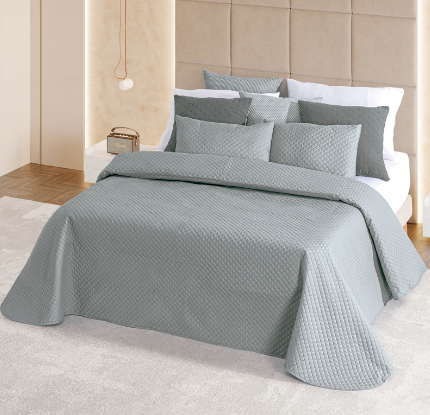 Colcha Bouty Casal - Taupe
