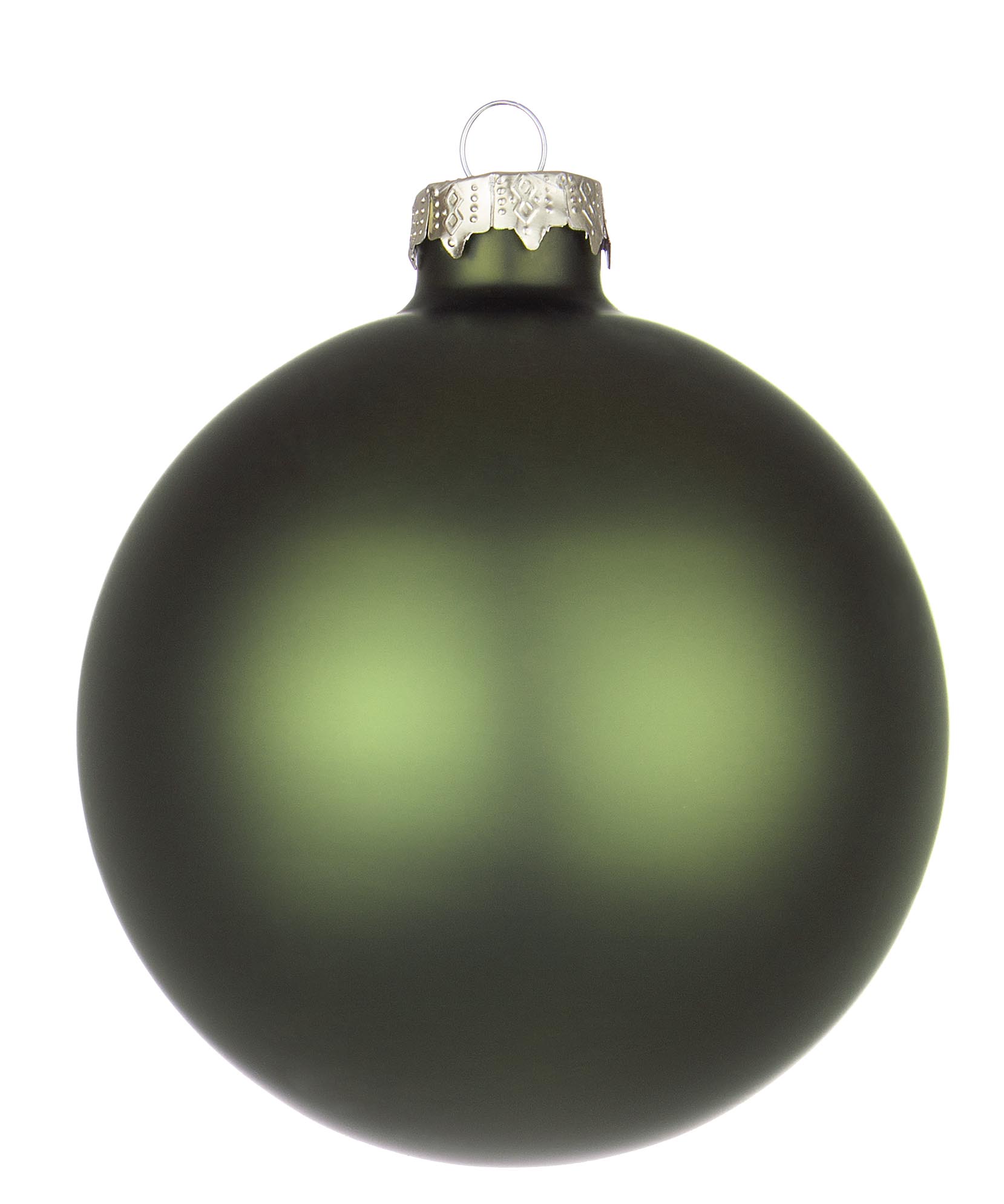 Bola Vidro Liso Opaco – Verde Forest (10 cms)