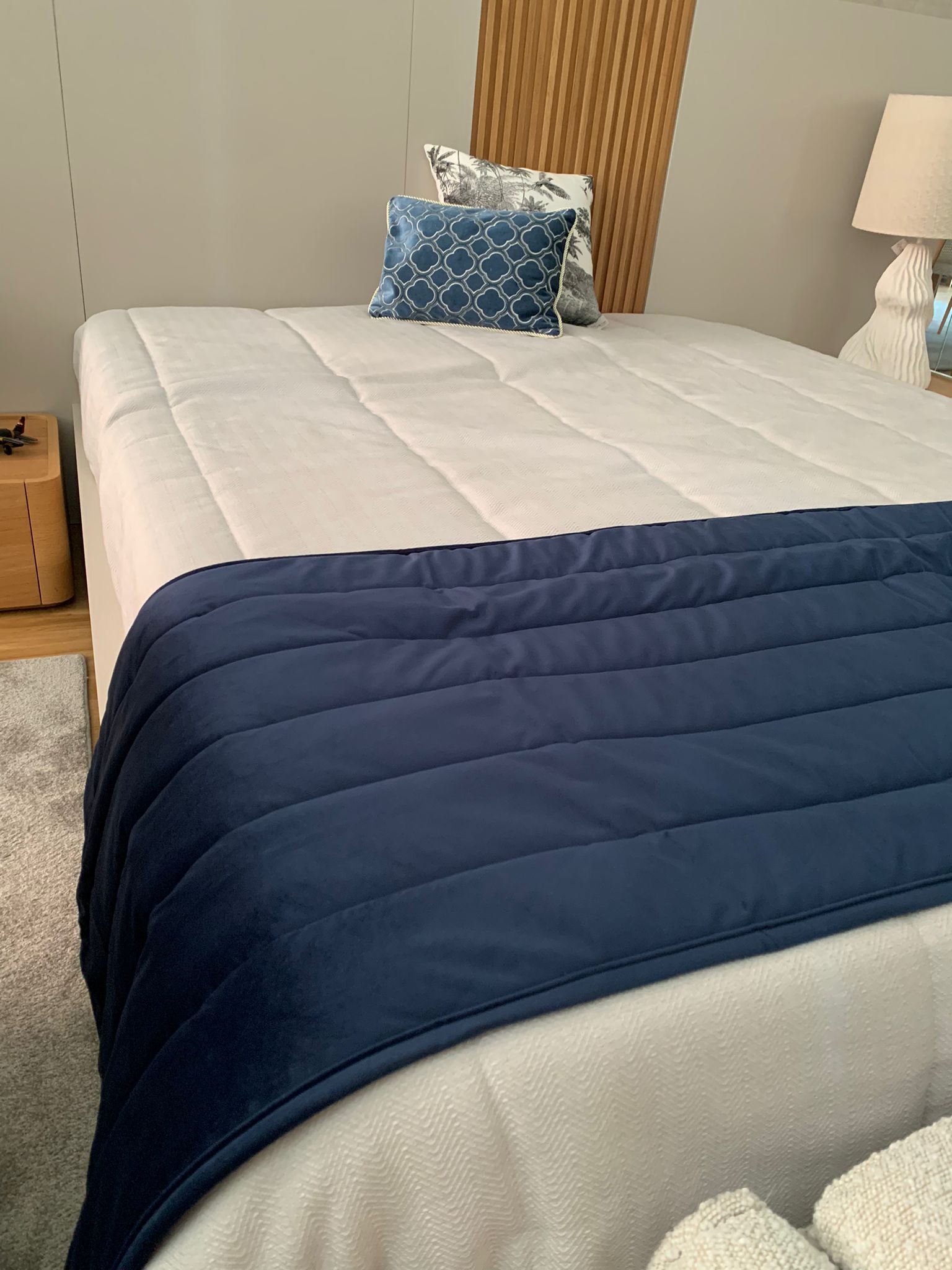 Tapa Pés – Azul Marinho