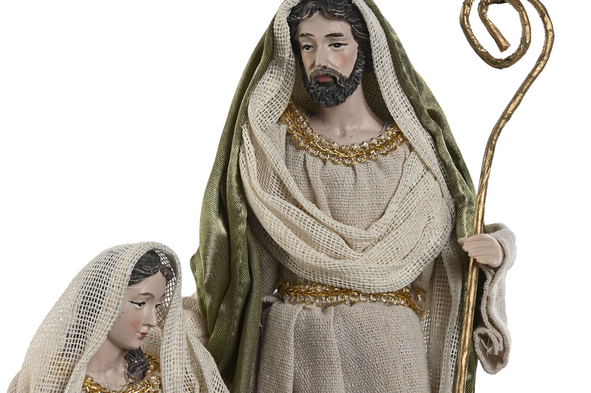 Sagrada Família Poliester – Verde 34 cms