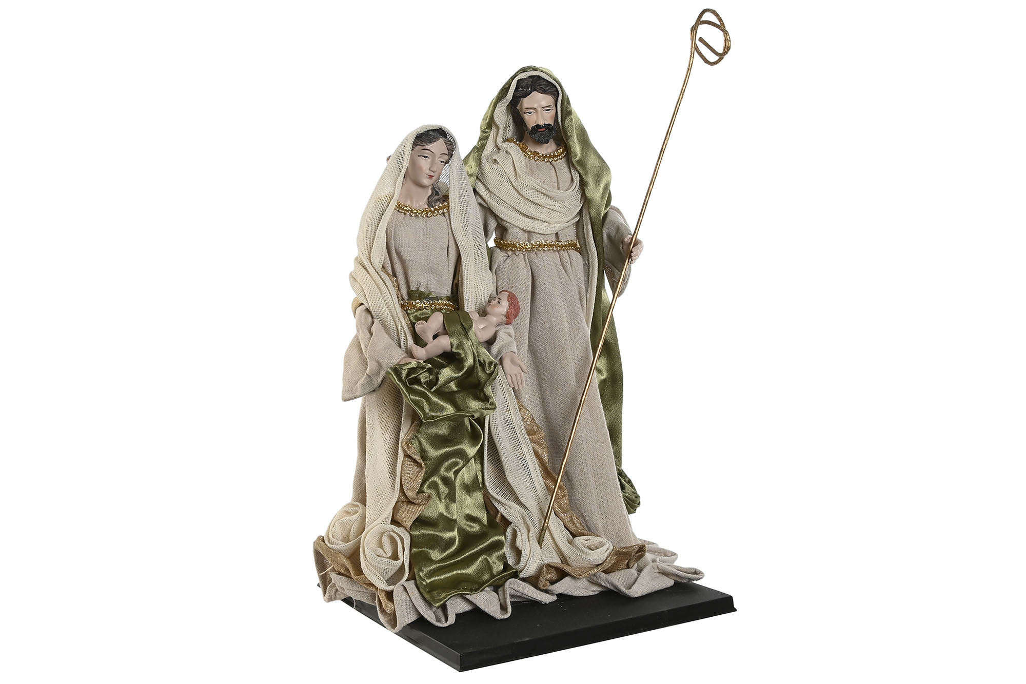 Sagrada Família Poliester – Verde 40 cms