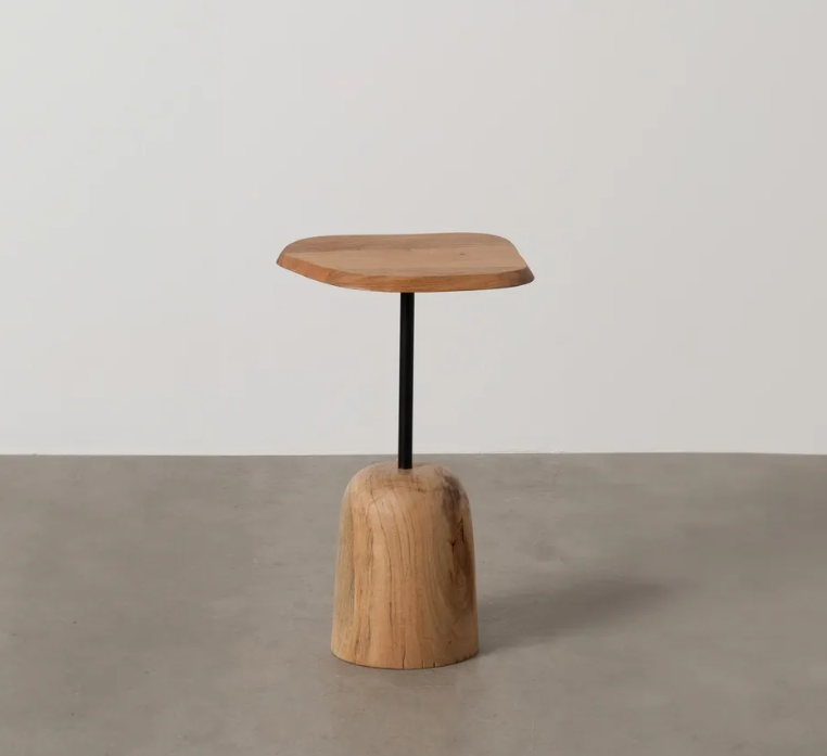 Mesa Apoio Acácia Maciça