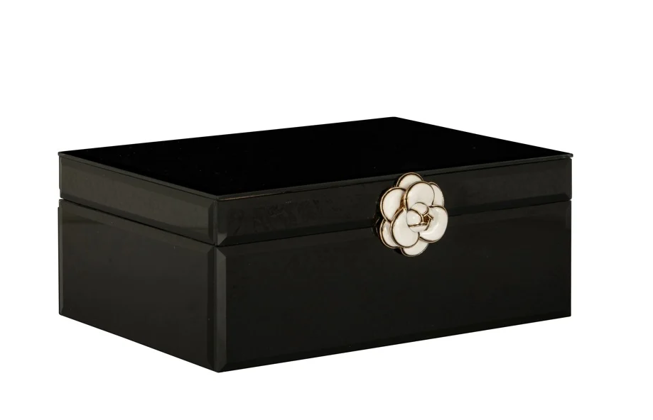 Caixa Vidro com Aplicação Flor – Grd