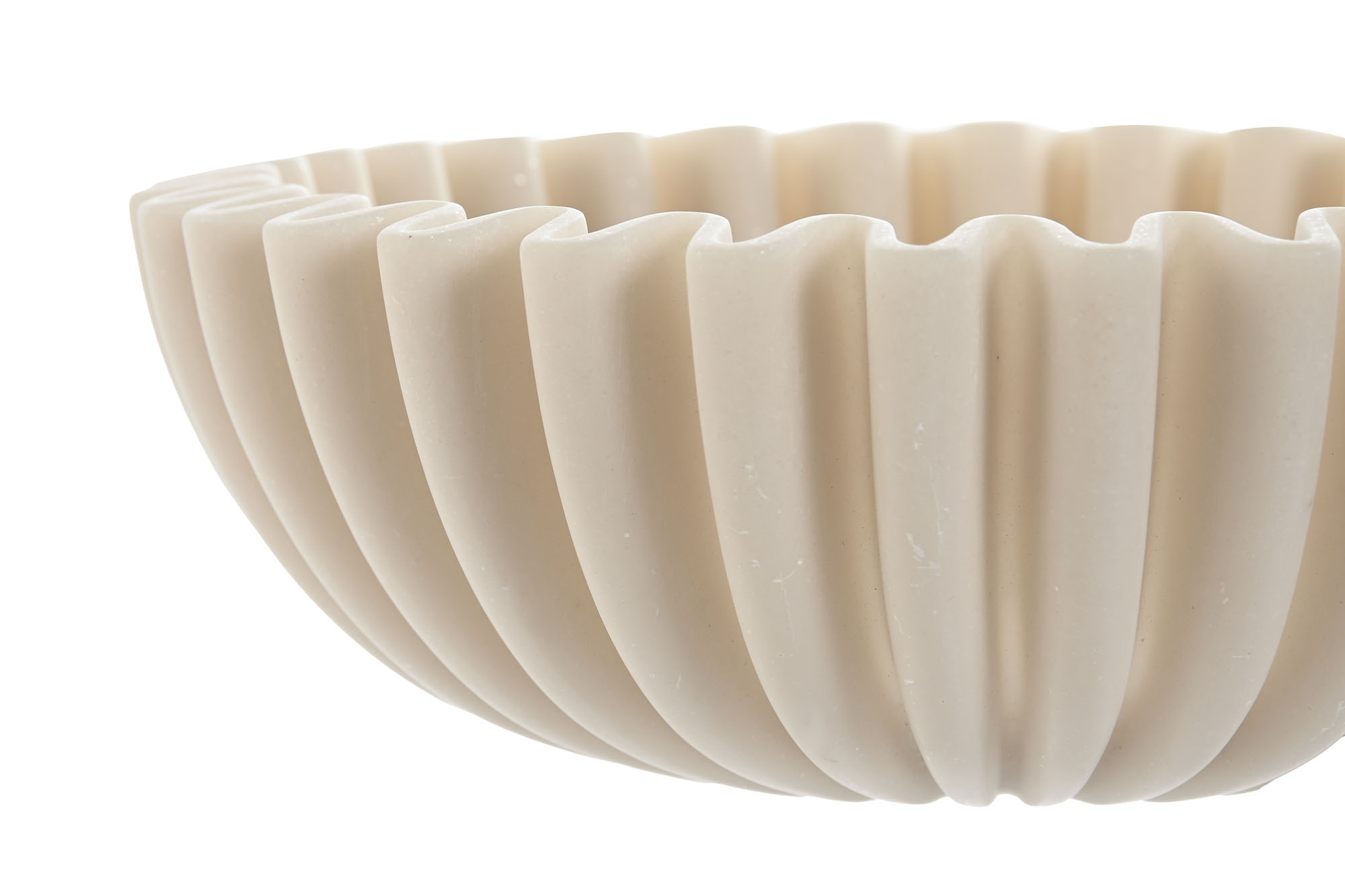 Centro Mesa Resina – Orgânico Ondas (Bege)