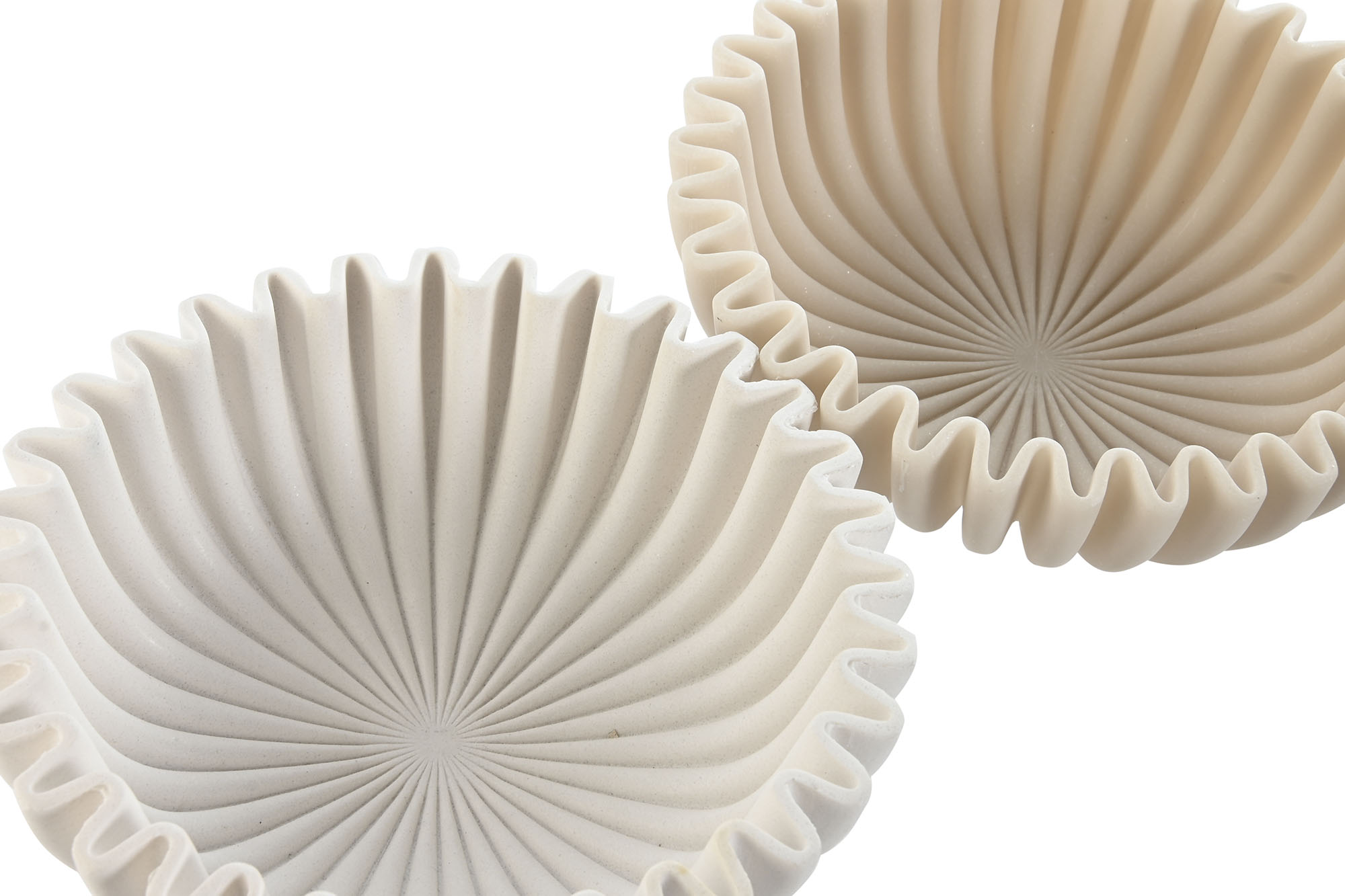 Centro Mesa Resina – Orgânico Ondas (Bege)