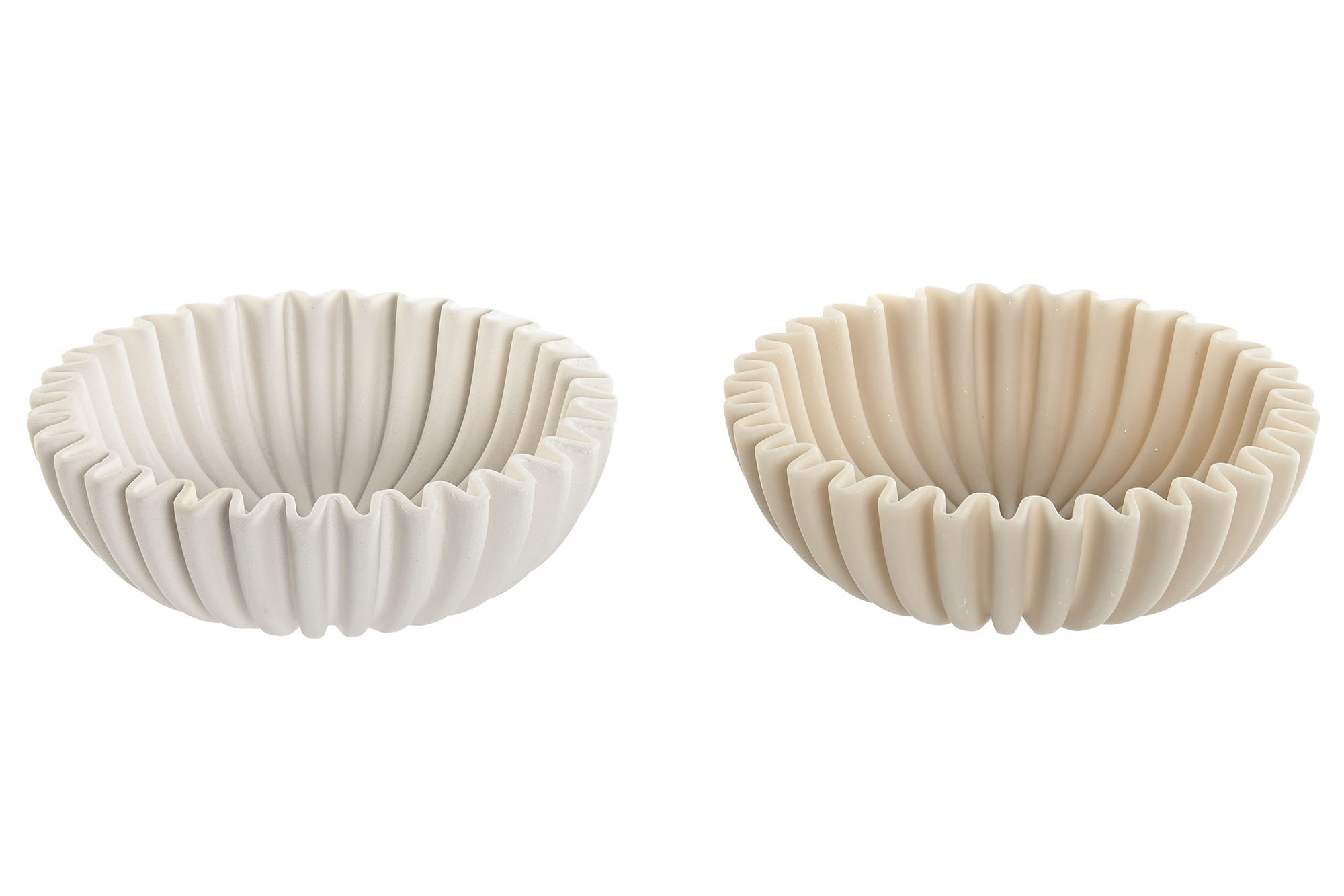 Centro Mesa Resina – Orgânico Ondas (Bege)