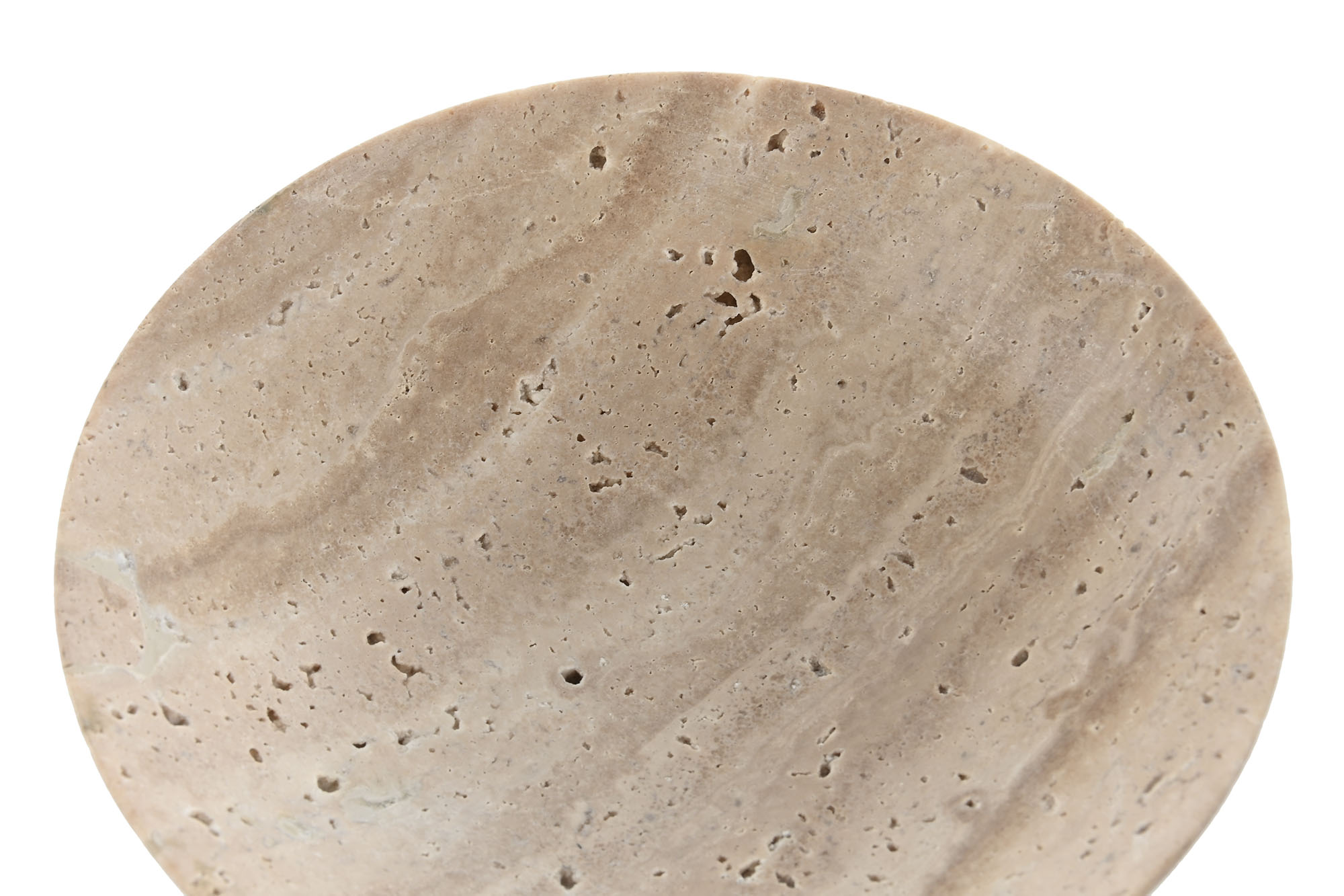 Centro Mesa Mármore Travertino