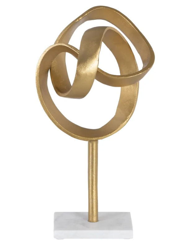 Figura/Escultura Alumínio e Mármore
