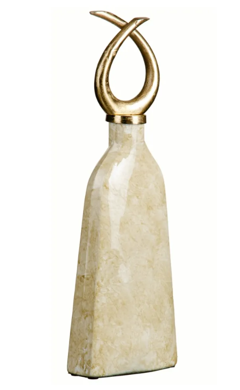 Jarrão Branco/Ouro