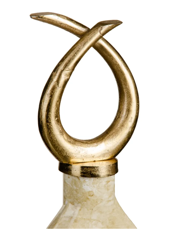 Jarrão Branco/Ouro