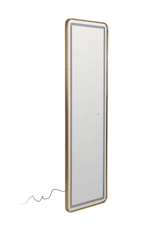 Espelho Dourado com LED