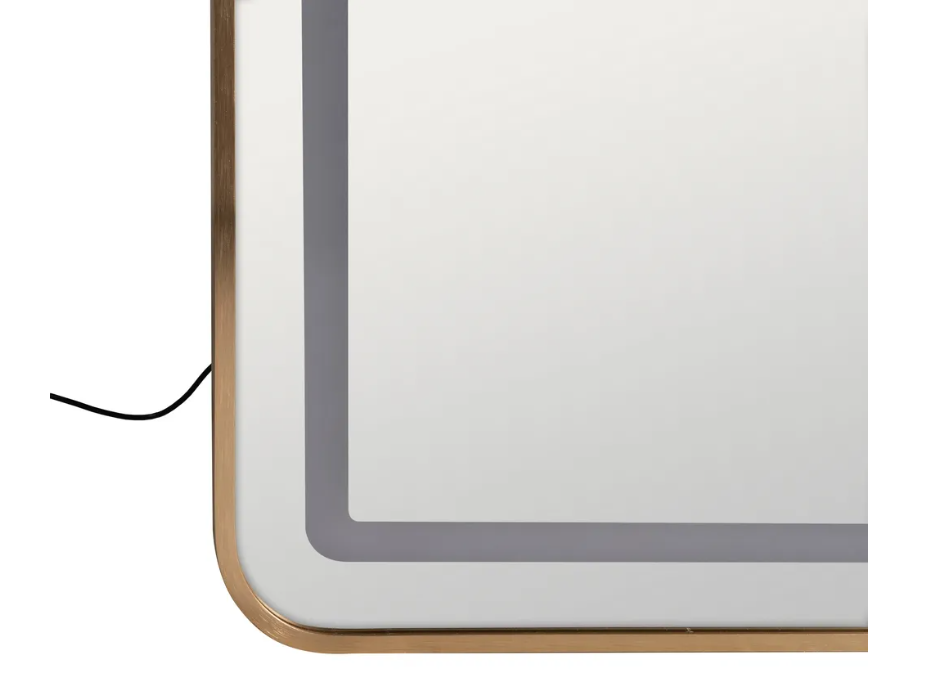 Espelho Dourado com LED