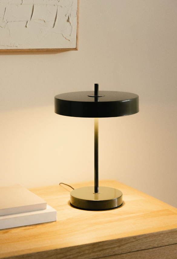 Candeeiro Mesa Metal - Verde