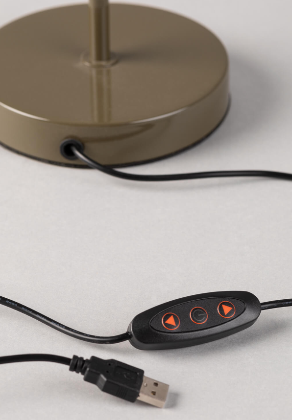 Candeeiro Mesa Metal - Verde