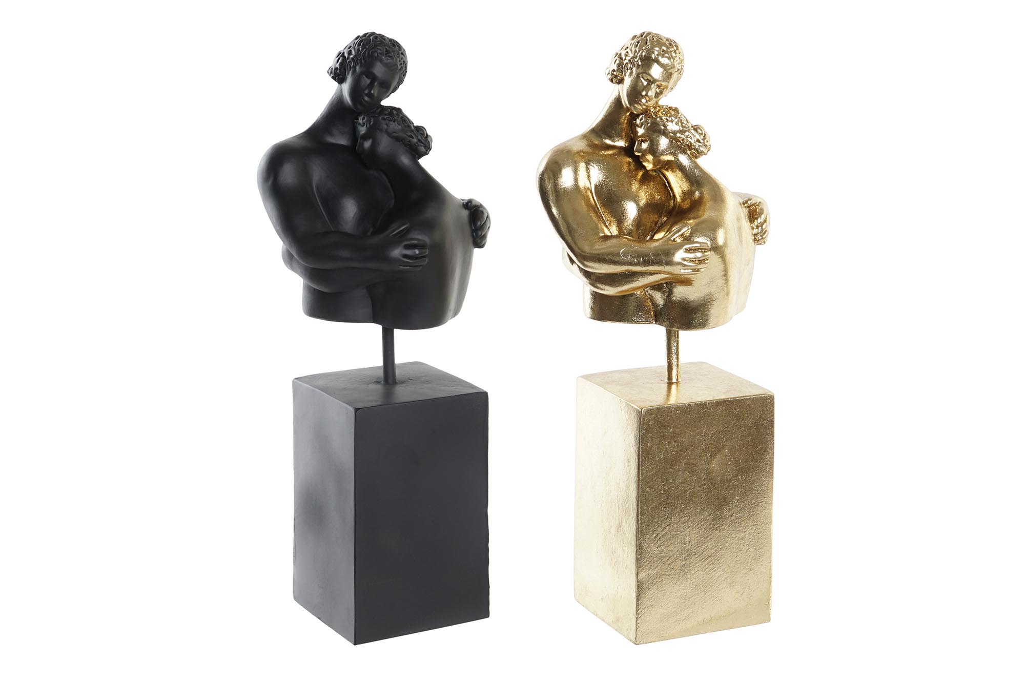 Escultura Casal – Dourada