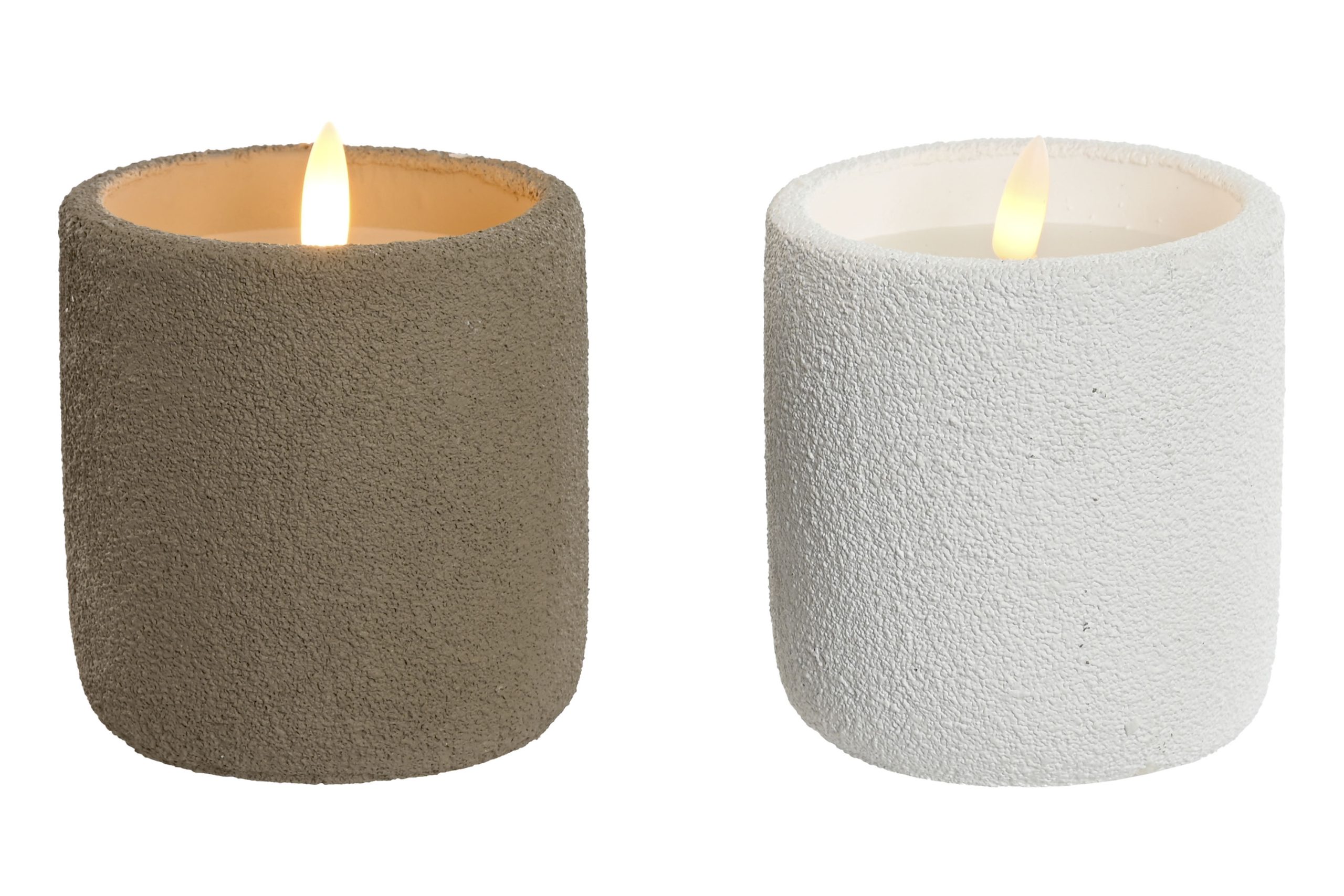 Vela Led Cimento - Branca