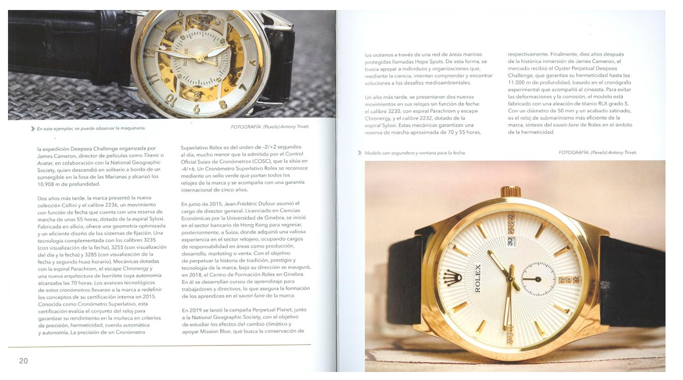Livro Rolex - A elegância de ver passar o tempo