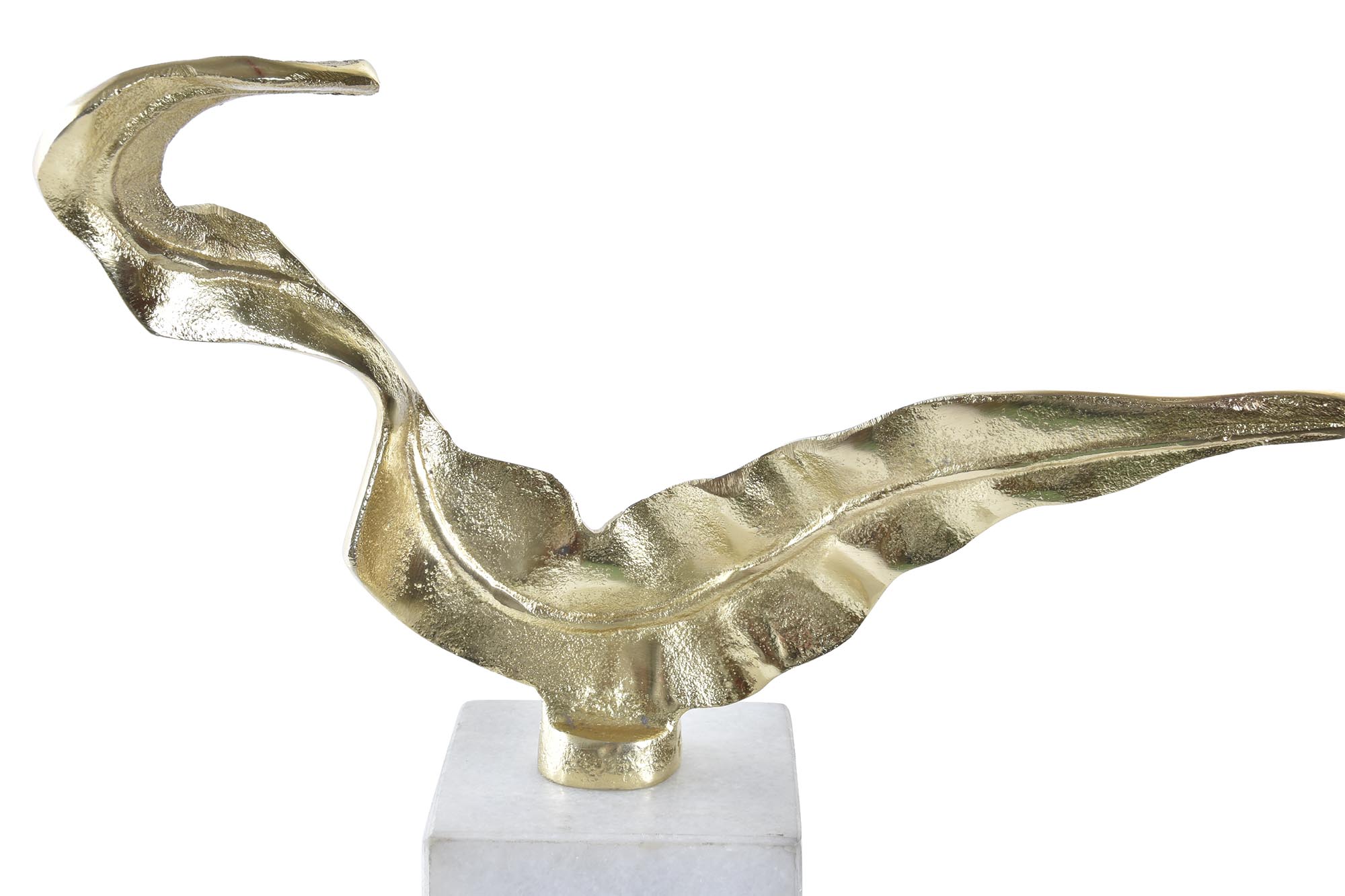 Escultura Decorativa Alumínio e Mármore