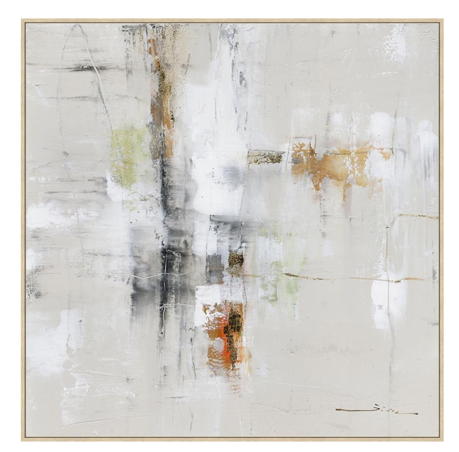 Tela com Moldura - Pintura Abstrata