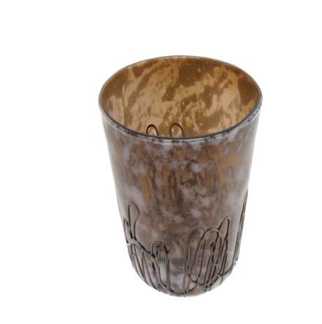 Jarra Vidro – Castanho (Baixa)