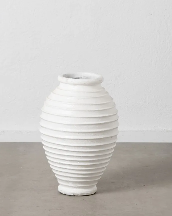 Jarrão/Vaso Branco – Fibra Cimento 60cms
