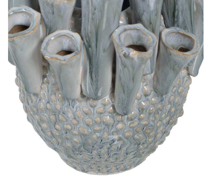 Jarra/Vaso Cerâmica Azu - Coral