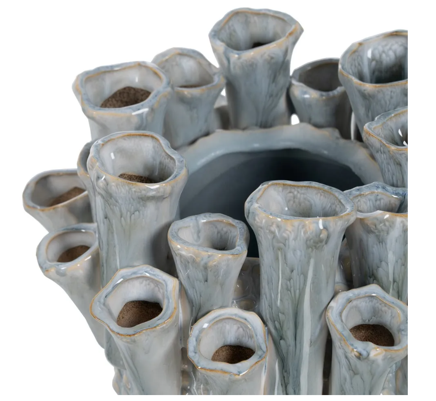 Jarra/Vaso Cerâmica Azu - Coral