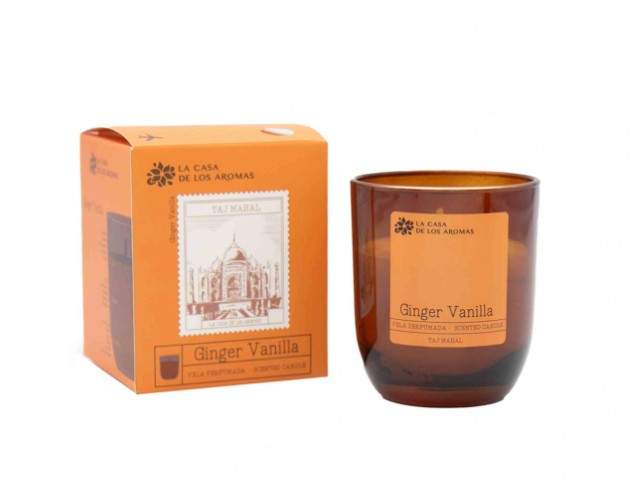 Vela Fragrância Ginger e Baunilha