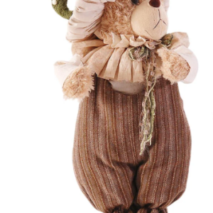 Urso Cogumelo Verde – em Pé Bonito urso bege e verde – cogumelo