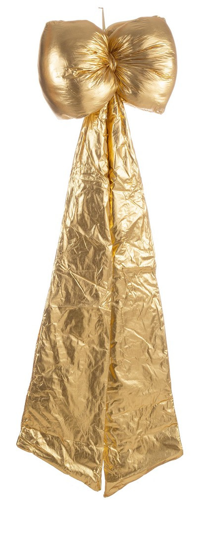 Laço Gigante Veludo – Dourado