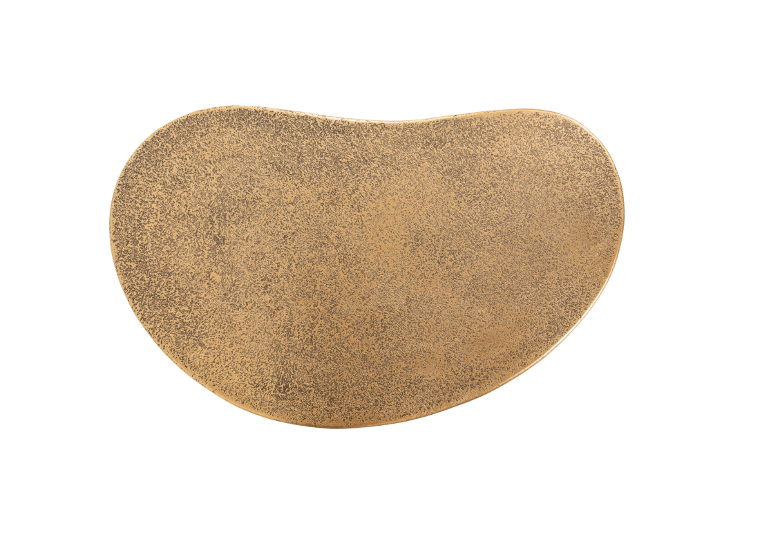 Mesa Centro MDF - Textura Dourado Envelhecido