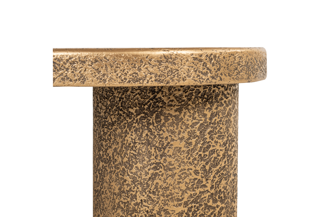 Mesa Centro MDF - Textura Dourado Envelhecido