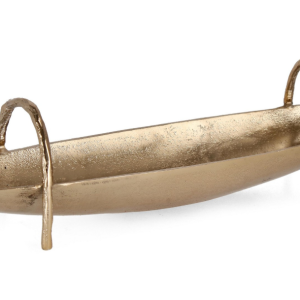 Bandeja/Taça Alumínio Dourado Bonita taça em metal dourado