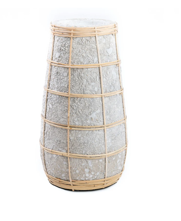 Jarra em Terracota e Rattan – L