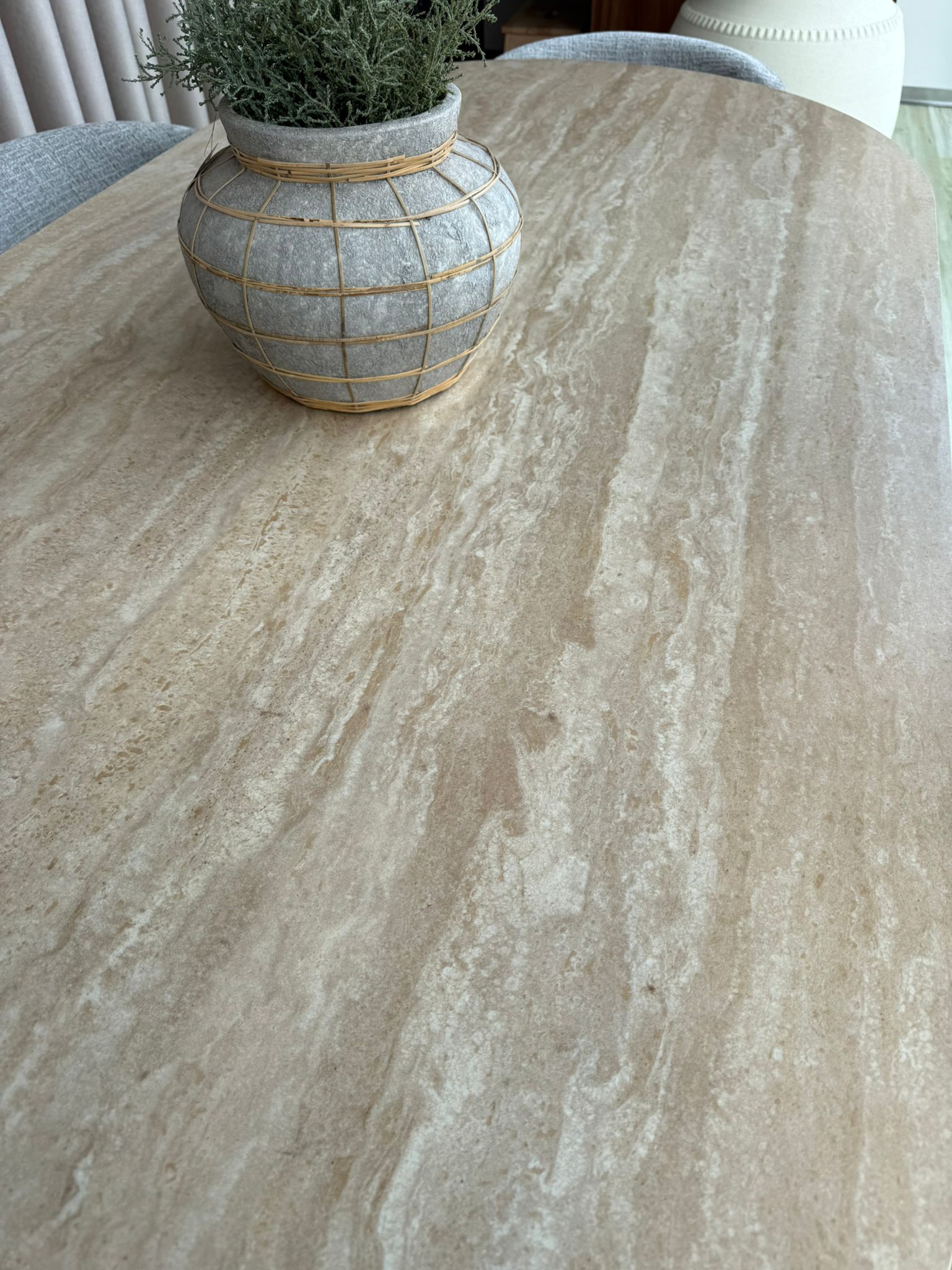 Mesa de Jantar - Tampo Travertino