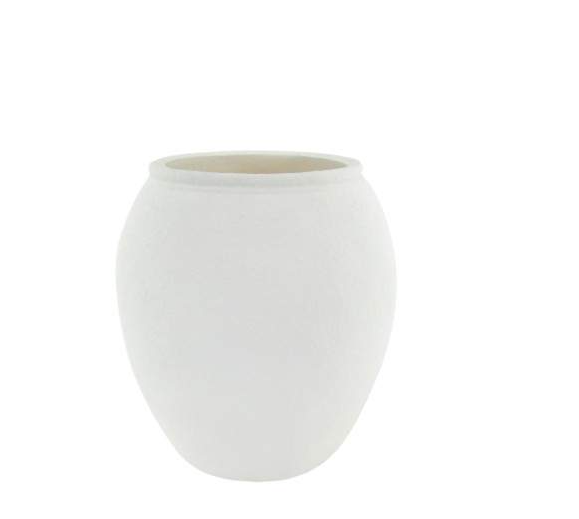 Vaso Fibra Resina – Branco