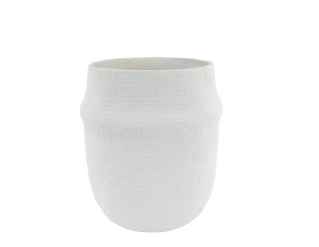 Vaso Fibra Resina – Branco
