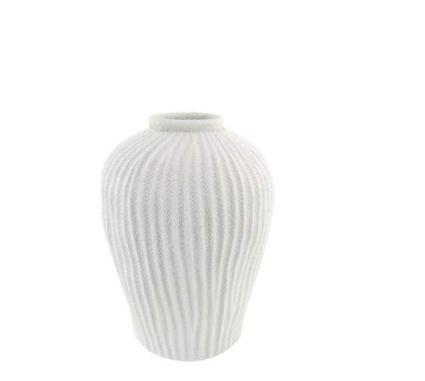 Vaso Fibra Resina – Branco