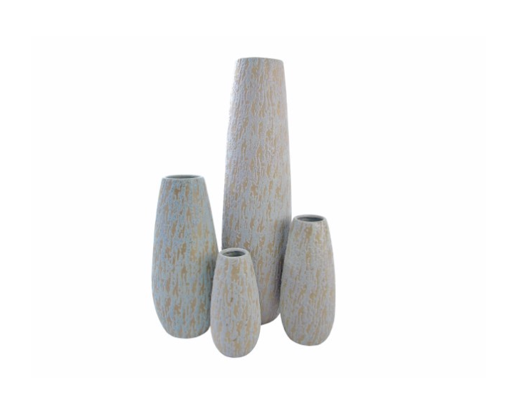 Jarra Cerâmica - Textura Azul