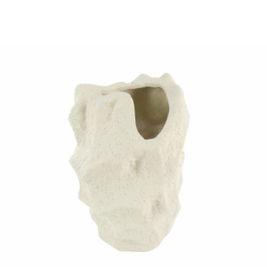 Jarra Cerâmica – Creme (16X30) Bonita e original jarra em cerâmica forma orgânica