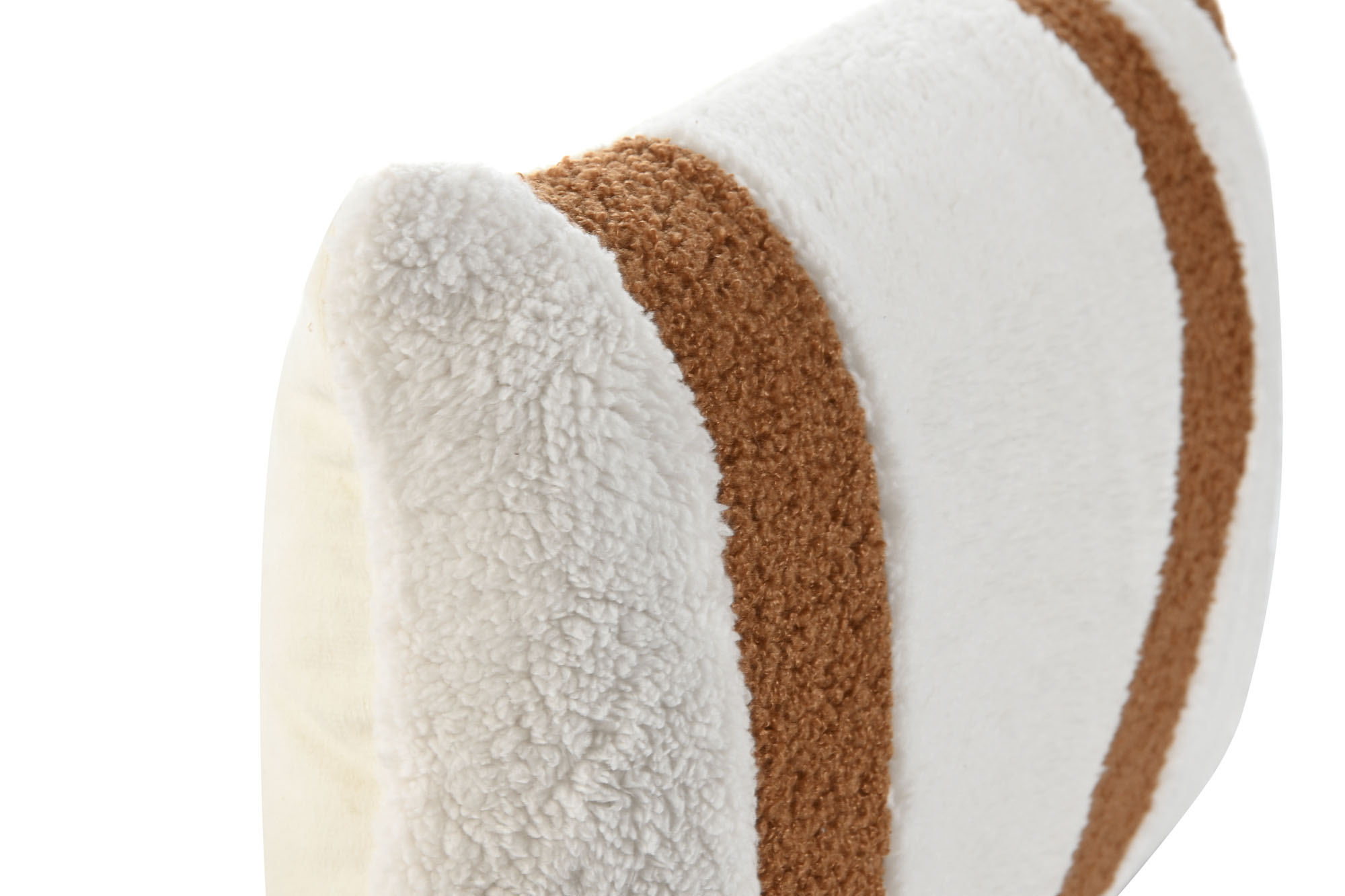 Almofada Decorativa Poliéster – Ondas Terracota/Laranja