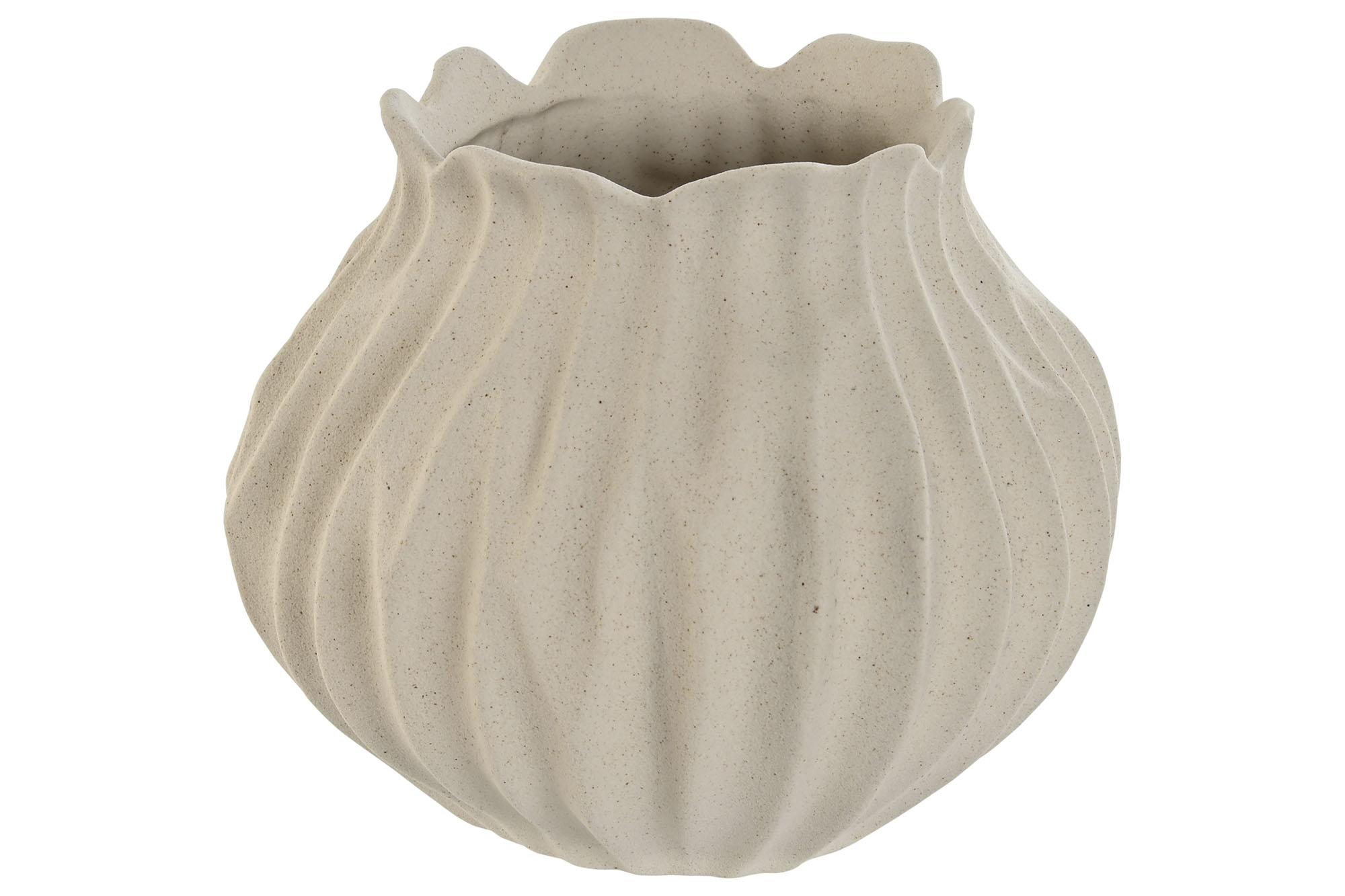 Jarra/Centro Porcelana - Textura Branco