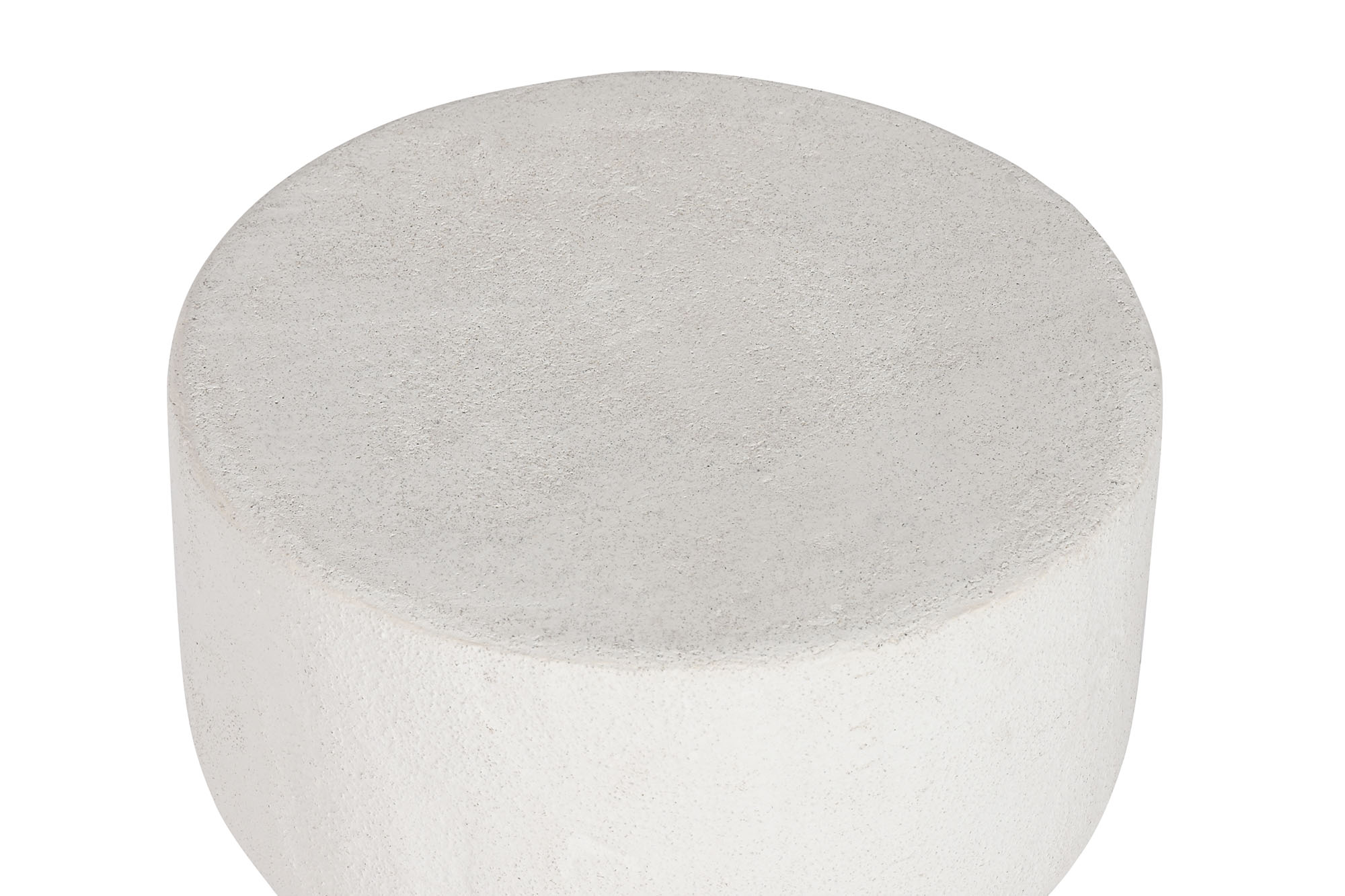 Mesa Apoio Resina - Branco Texturado
