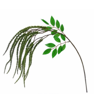 Flor Artificial Amarantos Pé de folhagem verde Artificial com toque e aspeto natural