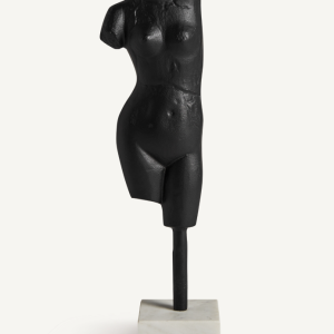 Busto Mulher Bonito e distinto busto com base em mármore e busto em alumínio
