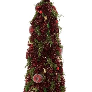 Árvore Natal com Pinhas Bonita árvore decorativa de nata