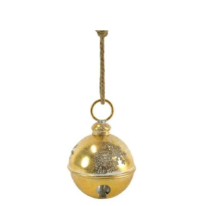 Bola de metal com Guiso – 22 cms Bonita e original bola/pendente em metal