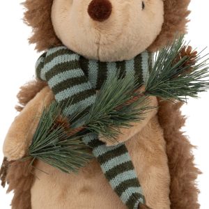Peluche Ouriço com Gorro e Cachecol - 61 cms Bonito boneco em poliéster, muito bonito também como decoração de natal.